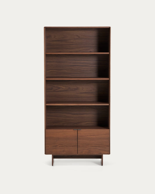 Norlen element za odlaganje od orahovog furnira, 90 x 190 cm, FSC Mix Credit