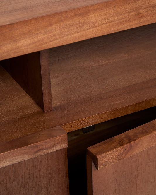 Komoda Norani od masivnog drveta akacije sa furnirom od akacije 180 x 85 cm