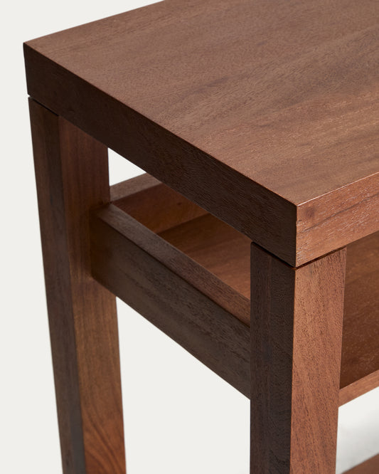 Konzolni sto Norani od masivnog drveta akacije sa furnirom od akacije 140 x 80 cm