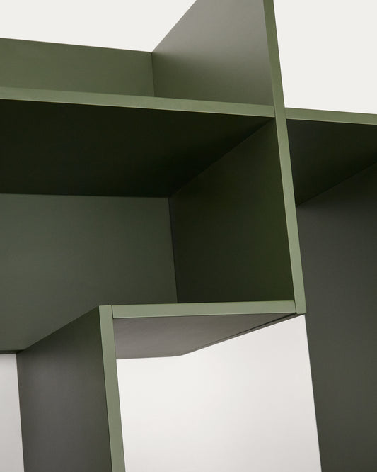 Ina modularni element za odlaganje od zeleno lakiranog MDF-a, 80 x 80cm, FSC 100%