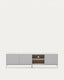 Vedrana TV 3-door cabinet white lacquered MDF 195 x 55 cm
