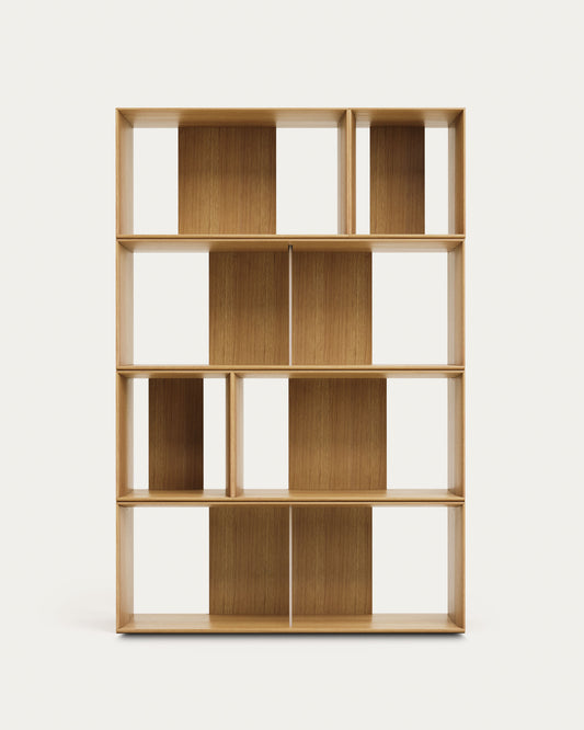Litto set od 6 modularnih elemenata za odlaganje od hrastovog furnira, 101 x 152 cm