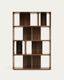 Litto set od 6 modularnih elemenata za odlaganje od orahovog furnira, 101 x 152 cm