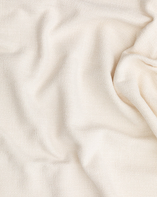Elonia (Saima) Pure White Fabric swatch 10 x 15 cm