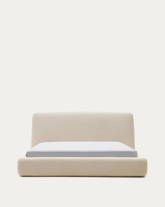 Martina krevet sa ekru bukle presvlakom za dušek 180 x 200 cm FSC Mik Credit