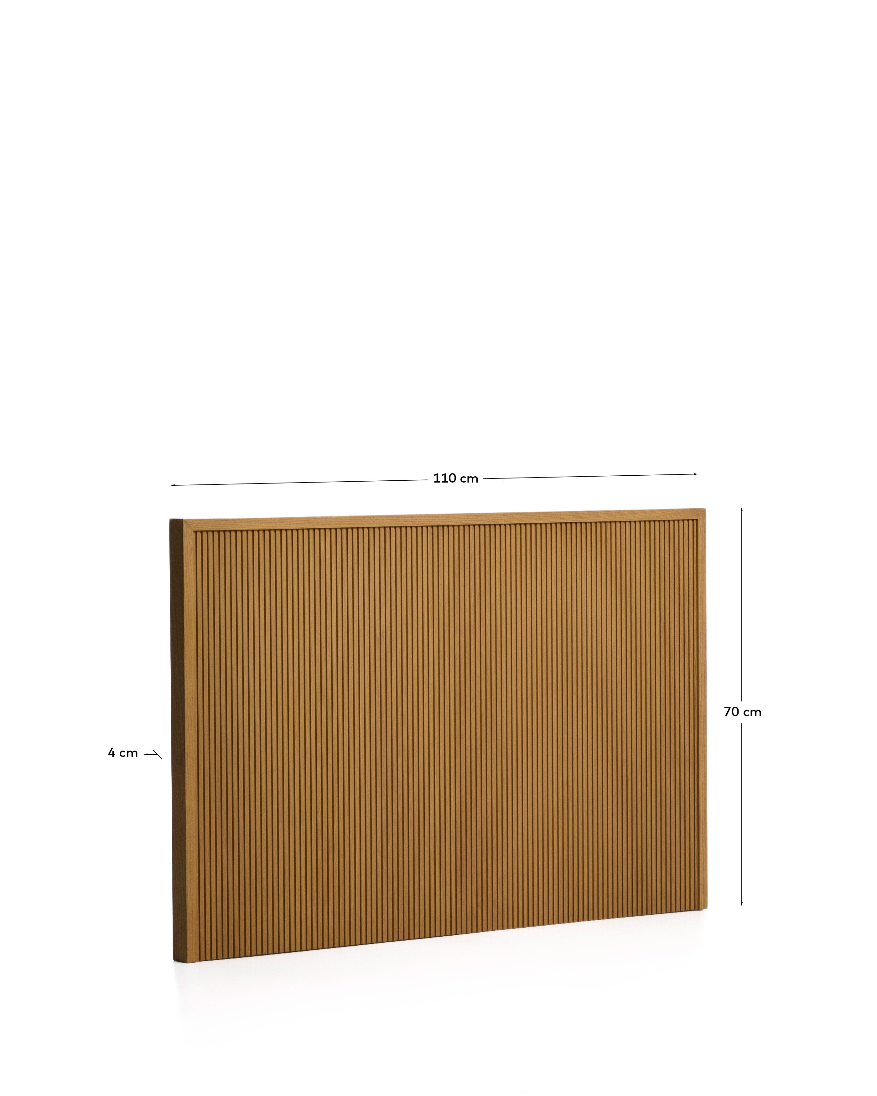 Uzglavlje Helvine od hrastovog furnira, za krevet širine do 90cm, FSC 100%