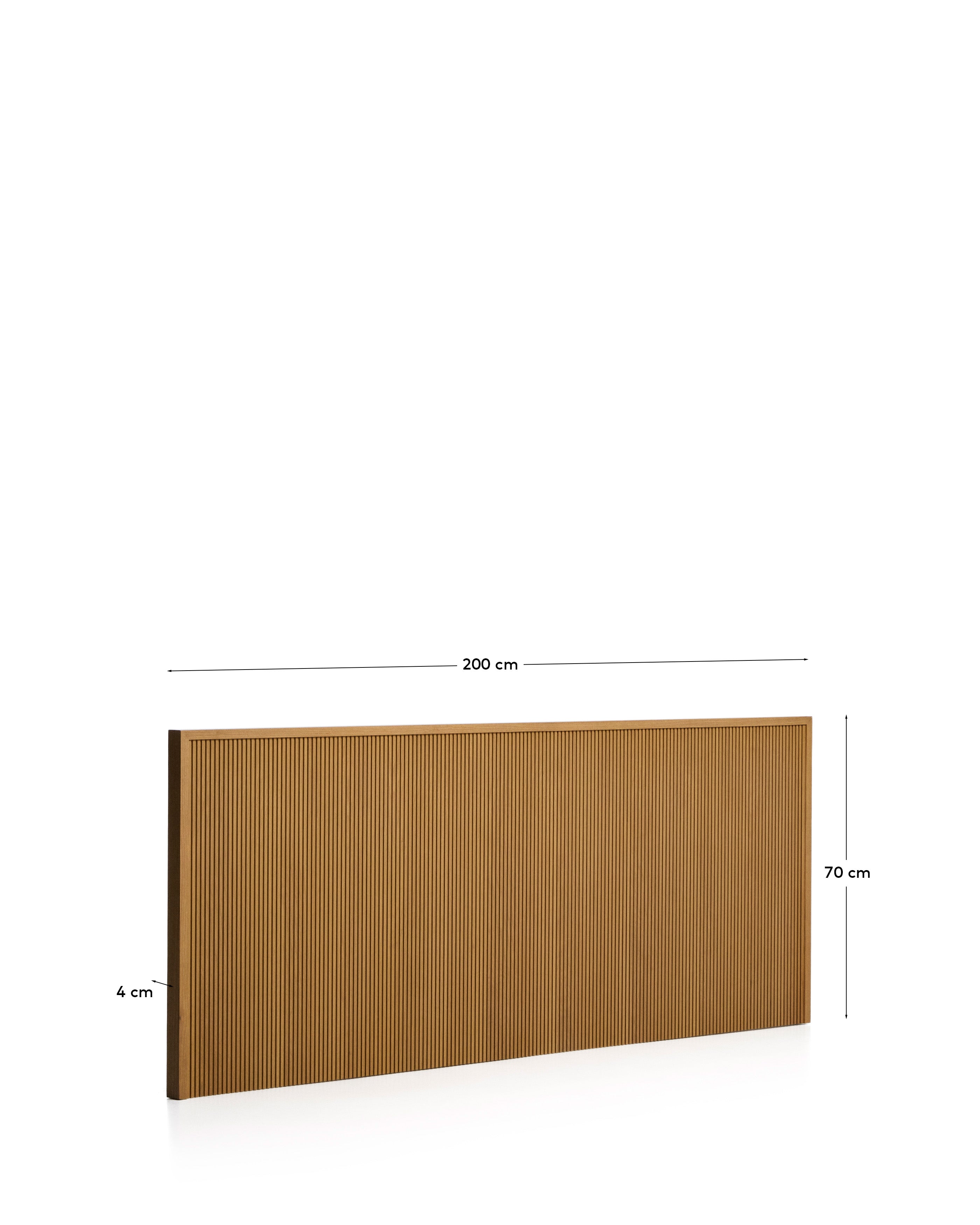 Uzglavlje Helvine od hrastovog furnira, za krevet širine do 180cm, FSC 100%