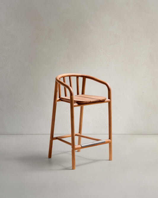 turqueta spoljna stolica od FSC 100% punog tikovinog drveta, visina 65cm