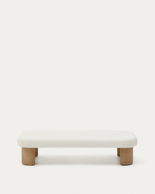 Labra stočić od cementa i bagrema 140 x 70 cm