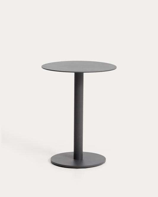 Asinara graphite aluminium side table Ø40cm