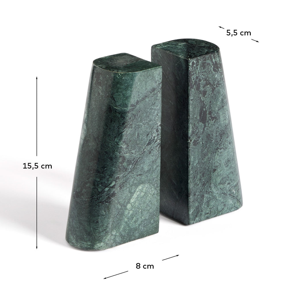 Serella book holder made of green marble