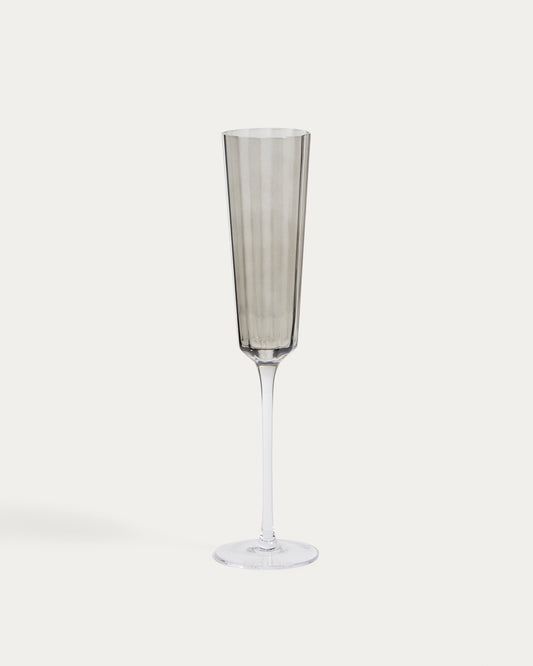 Čaša za penušavo vino Clarien od sivog stakla 18 cl