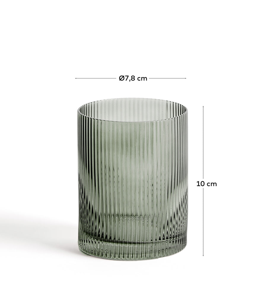 Čaša Eluria od zelenoj stakla 32,5 cl