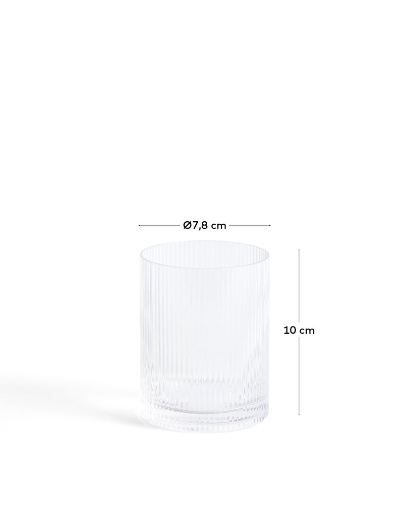 Glass Eluria made of transparent glass 32.5 cl