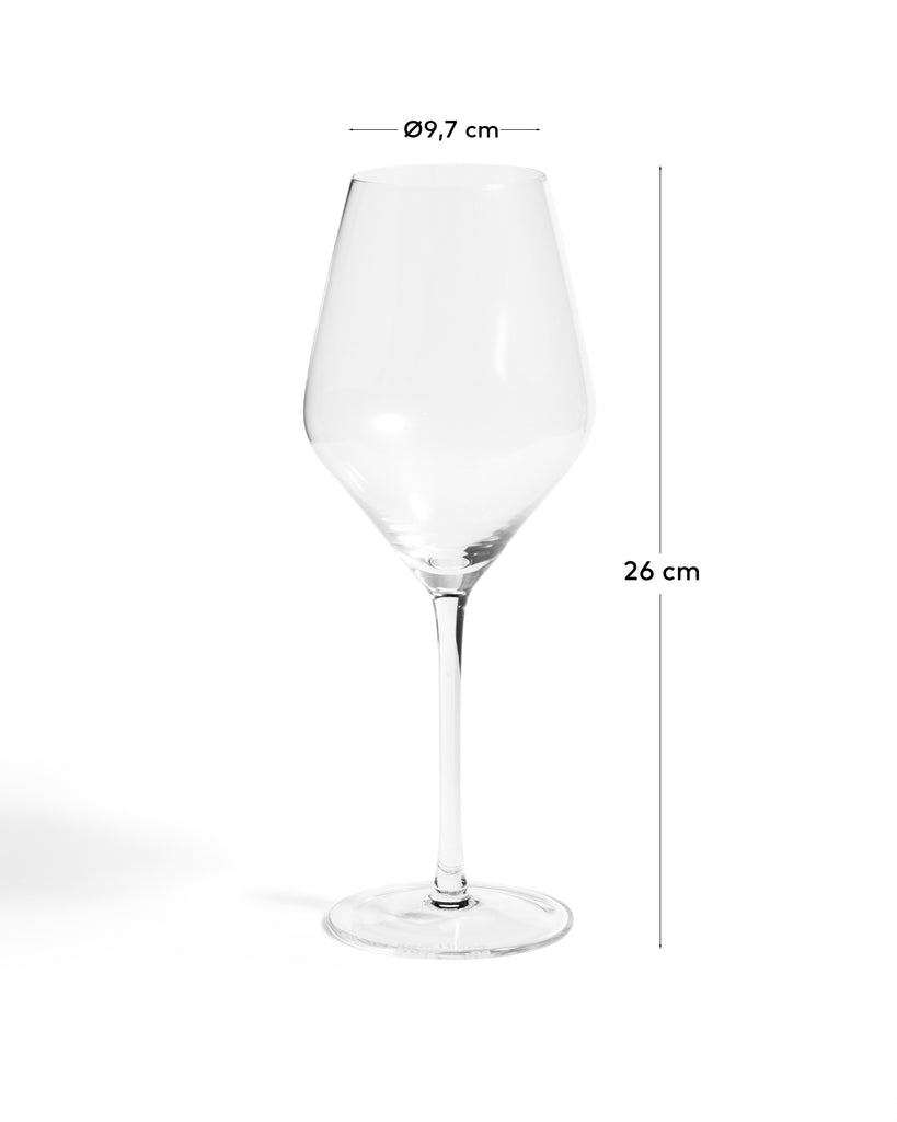 Čaša za vino Orbida od providnog stakla 55 cl