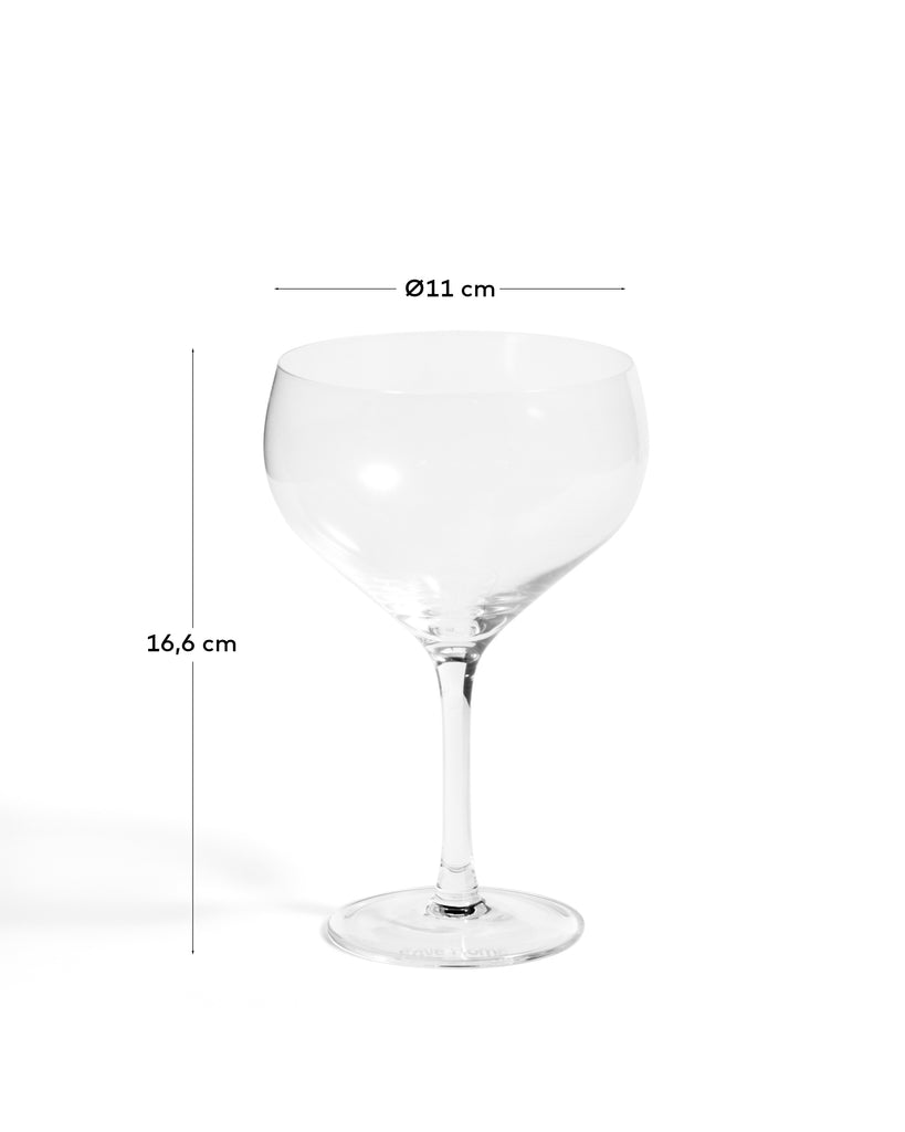 Čaša za vino Orbida od providnog stakla 35 cl