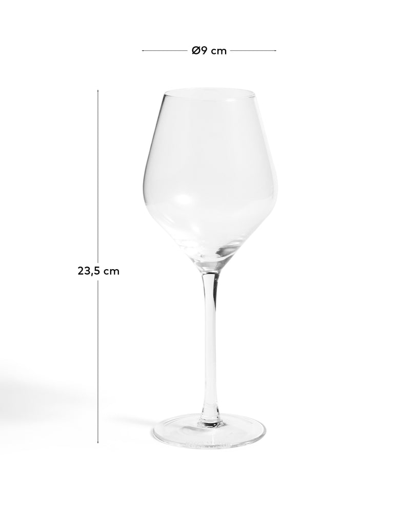 Čaša za vino Orbida od providnog stakla 43 cl