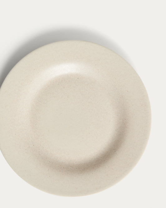 Tanjir za desert Sermin od keramike bež