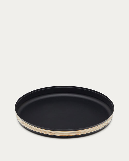 Shai poslužavnik od nerđajućeg čelika i ratana