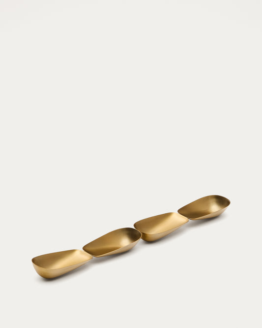 Aruc 4 ploče od nerđajućeg čelika zlatne boje