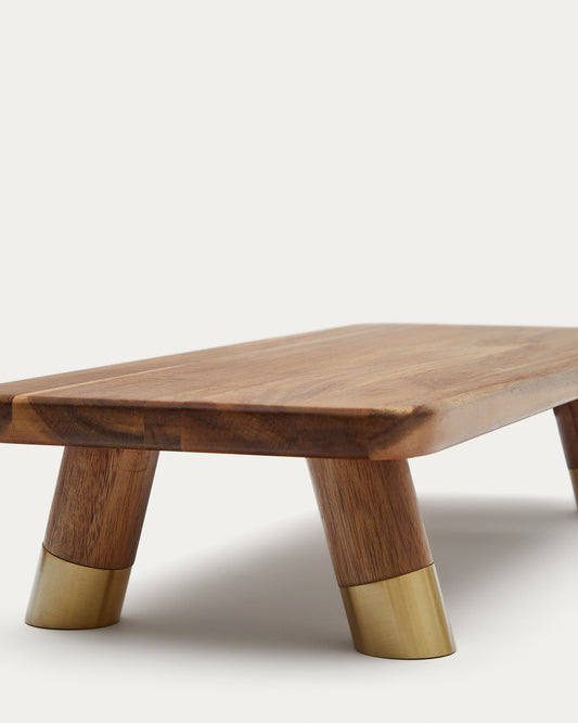 Sataya mala daska za posluživanje napravljena od FSC 100% bagremovog drveta