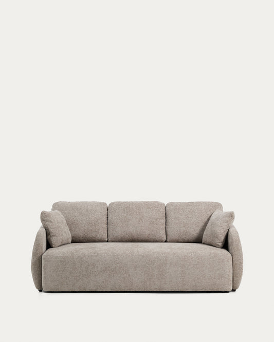 Laira trosed na razvlačenje u taupe čenilu 218 cm FSC Mix Credit