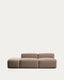 Sofa Blok 3 sedišta sa terminalnim pufom od smeđeg šenila 240 cm FSC Mix Credit