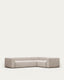 Blok 4 sedišta ugaona sofa u bež, 320 x 230 cm / 230 x 320 cm