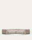 Blok 4 sedišta ugaona sofa u bež, 290 x 290 cm FSC Mik Credit