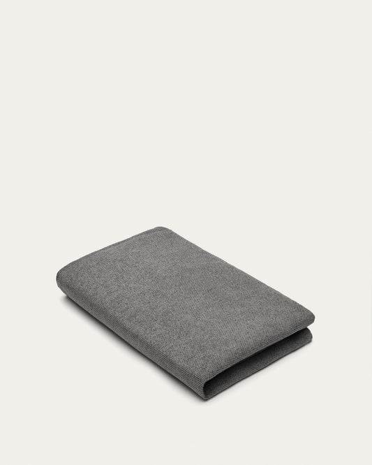 Bowie cover for large pet bed in dark gray 73 x 98 cm