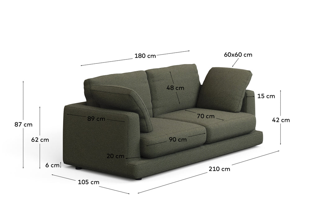 Gala trosed u bež, 210 cm