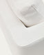 Fabric sample Sunel (Secreto) White 10 x 15 cm