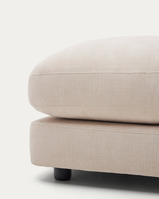 Gala bež oslonac za noge 90 x 90 cm