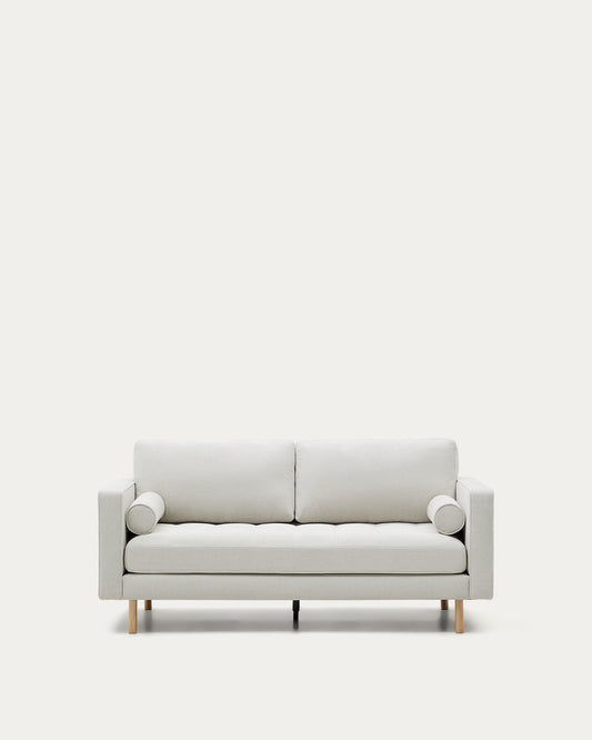 Dvosed Debra sofa od bisernog šenila i prirodnih nogavica, 182 cm FSC Mik Credit