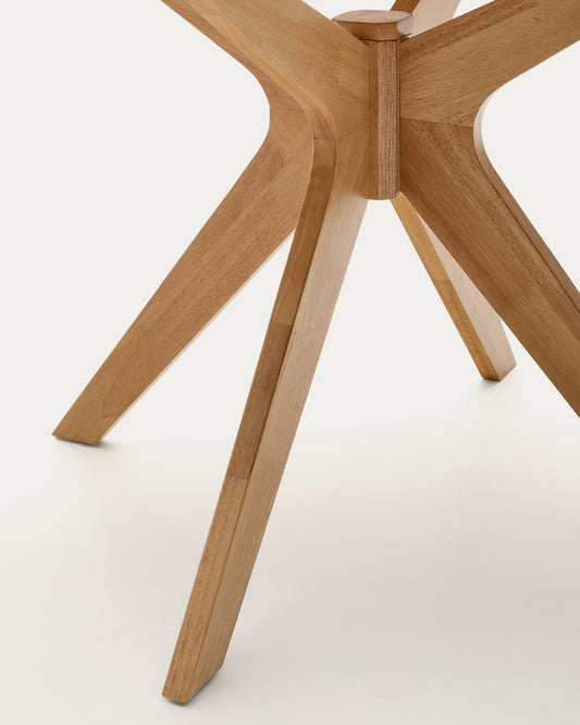 Naanim round table in oak veneer, Ø 120 cm