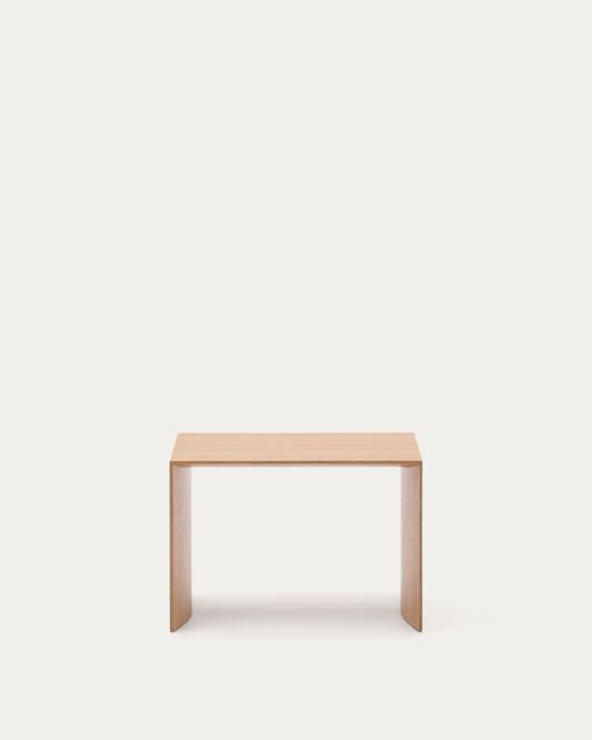 Litto pomoćni sto od furnira hrasta FSC Mix Credit, 55 x 40 cm