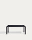 Erisia extendable table in solid oak wood with an ebonized finish 180 (230) x 90 cm FSC 100%