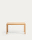 Narevi extendable table in oak veneer with natural finish 170 (230) x 80 cm
