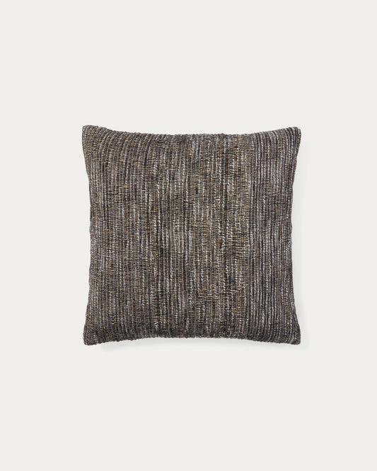 Gulbe navlaka za jastuke od raznobojne svile i pamuka, 45 x 45 cm