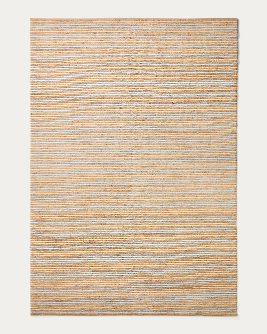 Derule bež tepih od jute i vune, 200 x 300cm