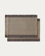 Briven set od 2 crna stolnjaka od 100% pamuka, 35 x 50cm