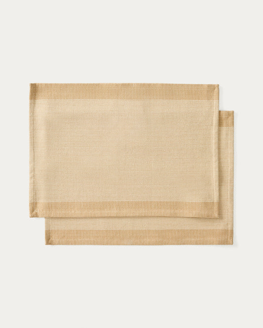 Briven set od 2 bež stolnjaka od 100% pamuka 35 x 50cm