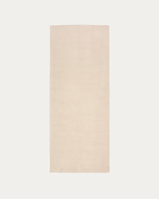 Empuries runner rug in ecru 80 x 200 cm