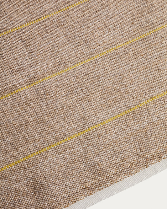 Carpet Denu 100% PET beige 200 x 300 cm