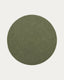 Despas green round rug made from synthetic fibres Ø 200 cm
