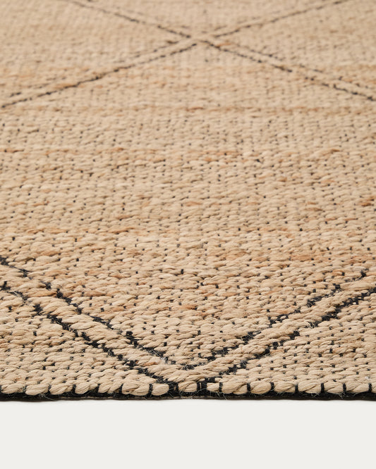 Vallalta tepih od jute, 160 x 230 cm