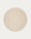 Marely round, white, wool rug, Ø 200 cm