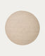 Despas ecru synthetic fibre rug Ø150cm