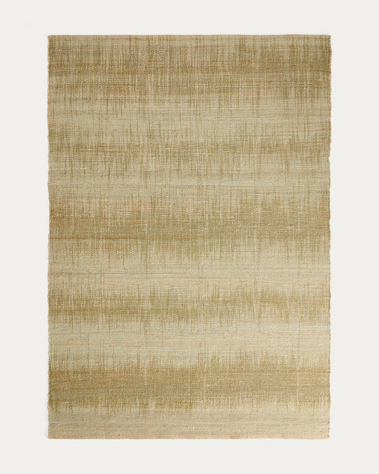 Lirmo green jute rug 200 x 300cm