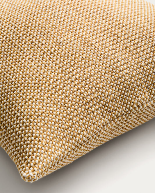 Cushion covers Narida 100% cotton, jacquard mustard 50 x 50 cm